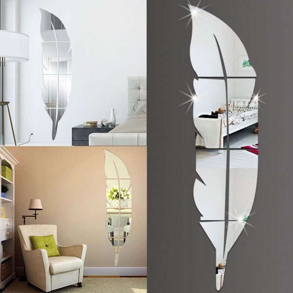 Stickere decorative perete model 2010 frunza, 72 cm x 18 cm, 1 buc