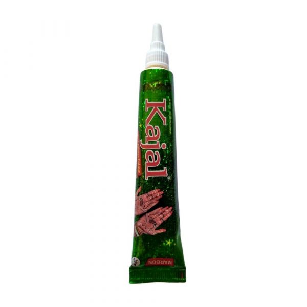 Tatuaj temporar Henna Kajal instant, Tub Culoare Maro, 25g, 10 buc/set