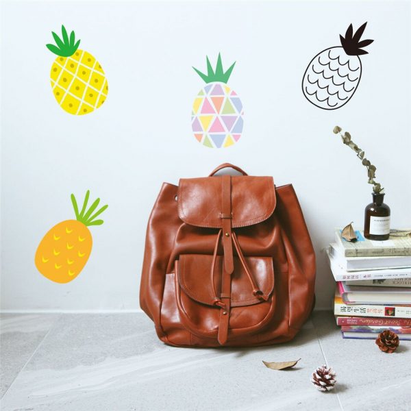 Set 30 Stickere decorative model Ananas, 21×14.8 cm, multicolor