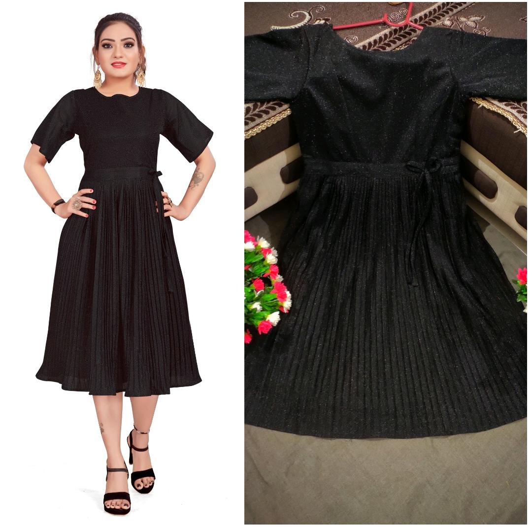 Rochie de zi Yash, din poliester cu captuseala, culoare negru, marime L