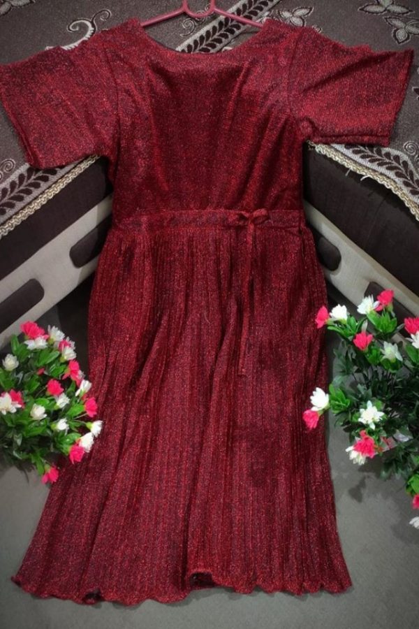 Rochie de zi Yash din poliester cu captuseala culoare rosu marime L