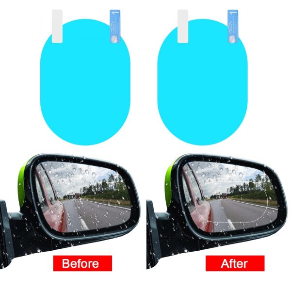 Set Folie pentru protectie oglinzi auto, 150x100mm, 2 bucati