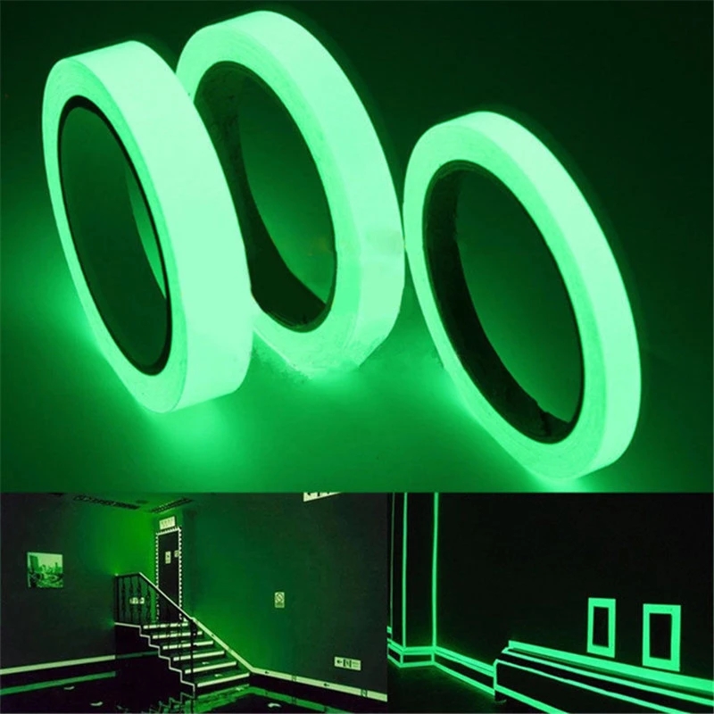 Rola Banda adeziva luminiscenta pentru decor, 2 cm x 5 m, lumineaza verde - imagine 3