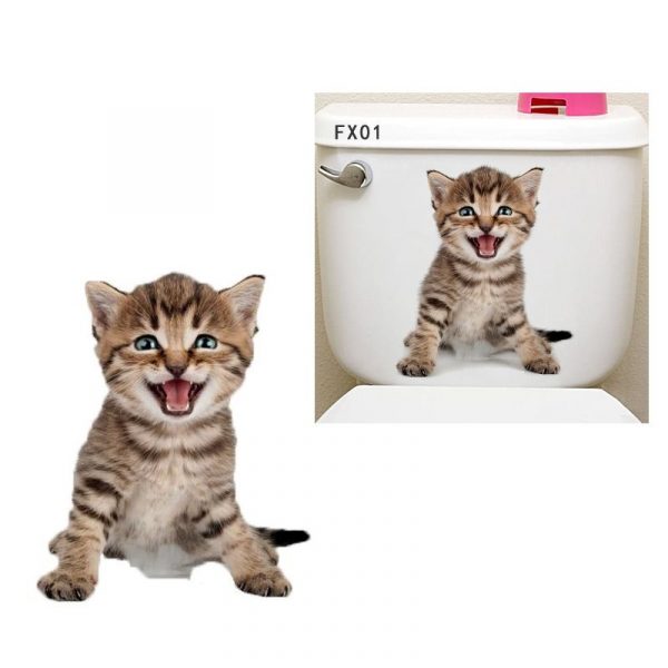 Fototapet 3D model Pisica, dimensiune 20×30 cm, multicolor