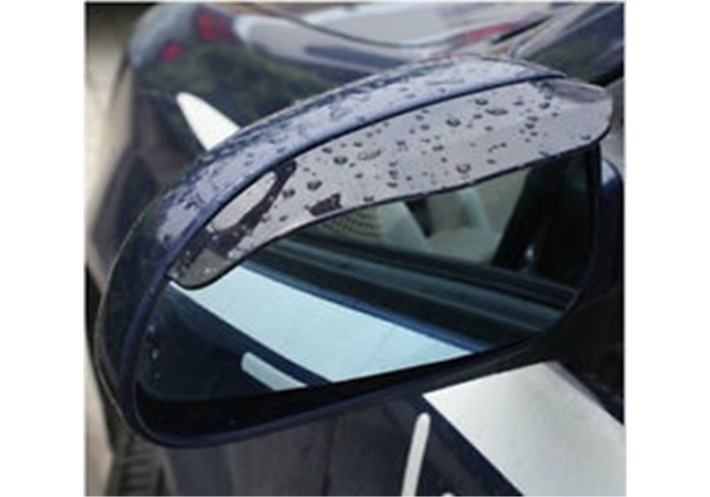 Set 2 Protectii ploaie pentru oglinzi laterale auto, din plastic, culoare negru - imagine 5