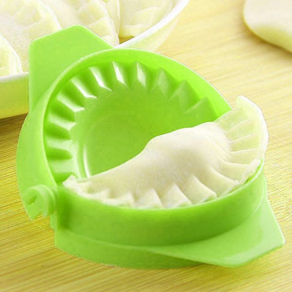 Forma din plastic pentru ravioli, 10.5×9 cm, culoare verde