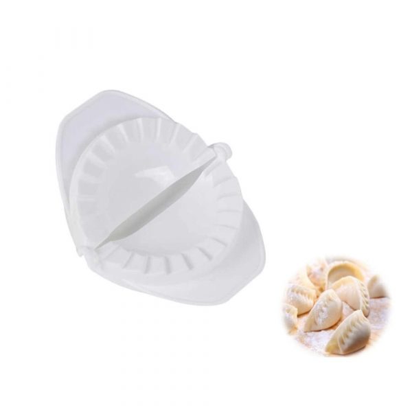 Forma din plastic pentru ravioli, 10.5×9 cm, culoare alb