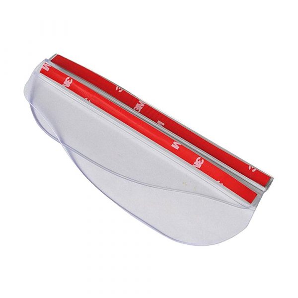 Set 2 Protectii ploaie pentru oglinzi laterale auto, din plastic transparent