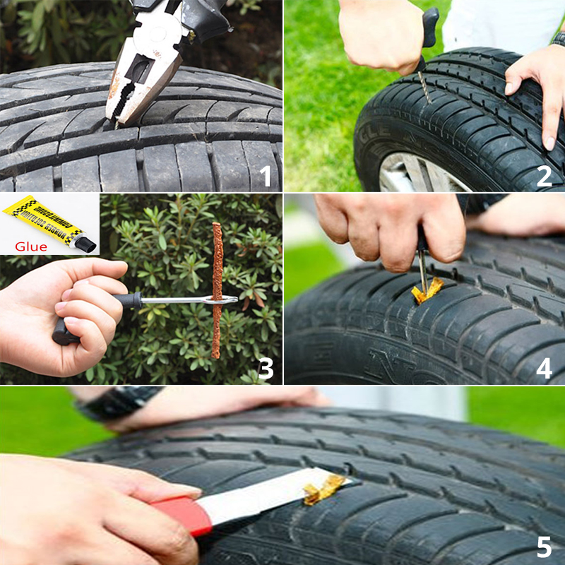Kit pentru pana anvelope, 6 piese - imagine 3