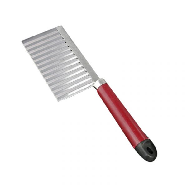 Cutit cu lama ondulata pentru legume sau branzeturi, 6×22 cm