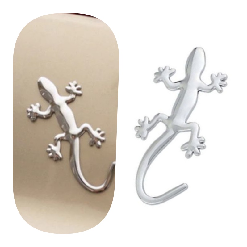 Ornament auto 3D Soparla, 14x9 cm, culoare argintiu - imagine 2