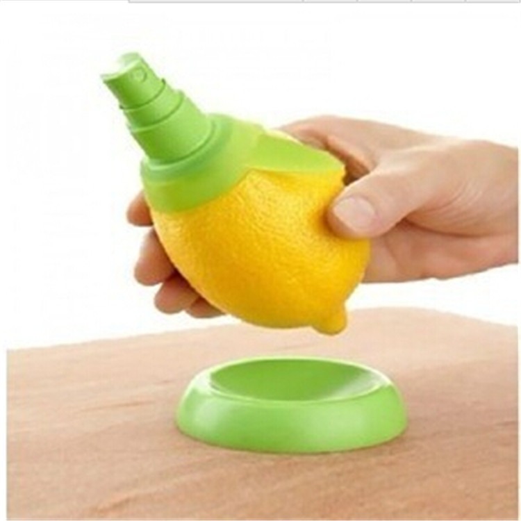 Set 2 pulverizatoare cu capac si suport pentru Citrice, 4,5x9,5 cm, culoare verde - imagine 3