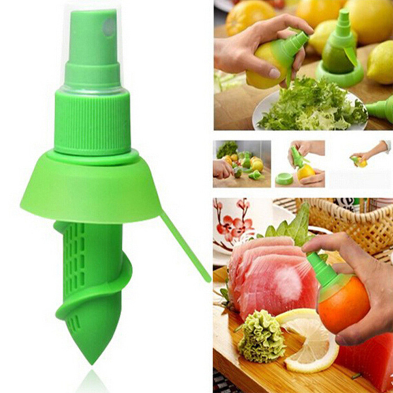 Set 2 pulverizatoare cu capac si suport pentru Citrice, 4,5x9,5 cm, culoare verde - imagine 5