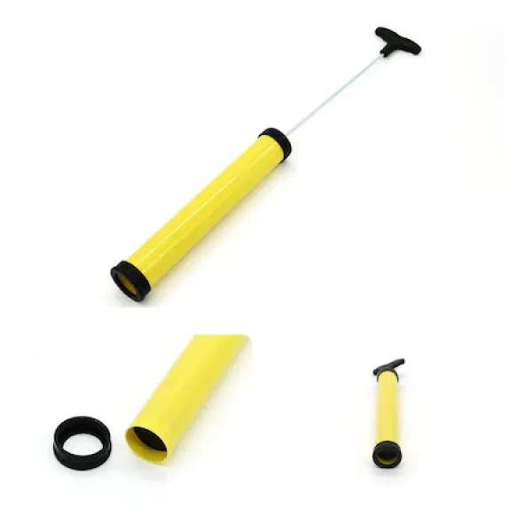Pompa manuala de vacuum pentru saci de vidare, 28×33 cm, galben