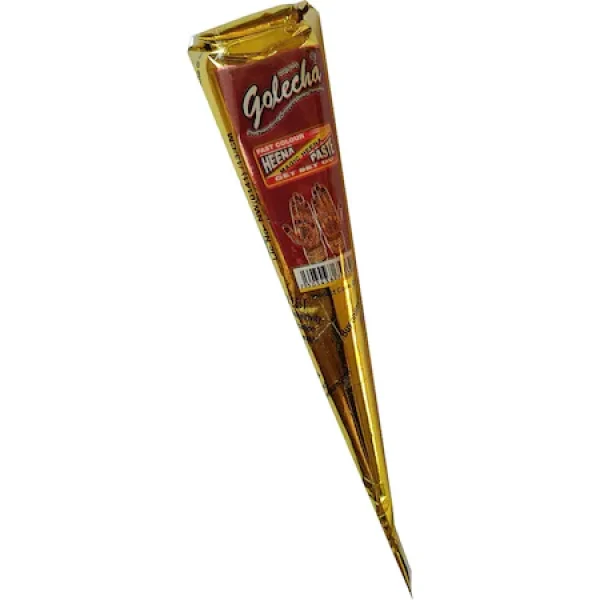Tatuaj temporar Henna Golecha instant, Con Culoare Maro, 25g, 1 buc