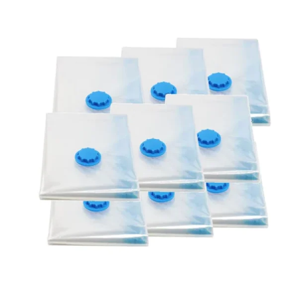 Set 10 saci pentru vidat haine, dimensiune 50 x 70 cm, transparenti