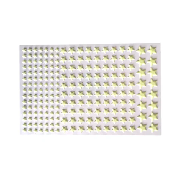 Set stickere decorative stelute fosforescente autoadezive, 12x17cm, lumineaza in intuneric, 452 bucati