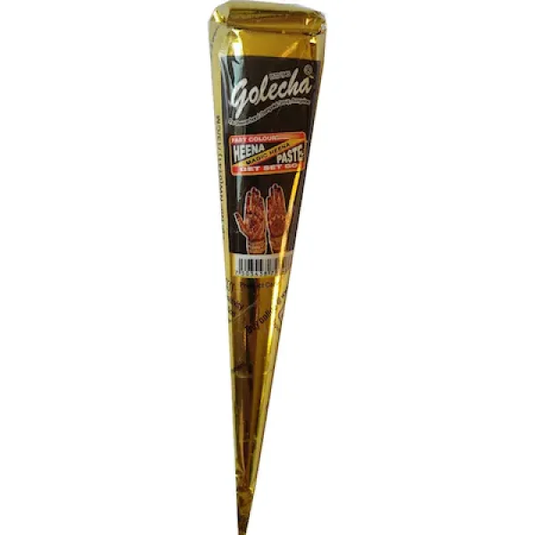 Tatuaj temporar Henna Golecha instant, Con Culoarea Intens Negru, 25g