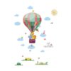 Sticker decorativ pentru perete, Balon cu aer cald, 118 x 85 cm