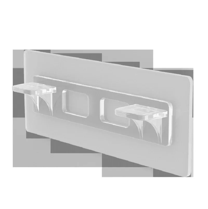 Cleme autoadezive pentru rafturi si dulapuri, fara perforare, acrilic, 12x5cm - imagine 4