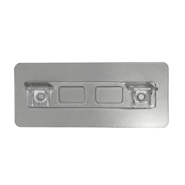 Cleme autoadezive pentru rafturi si dulapuri, fara perforare, acrilic, 12x5cm