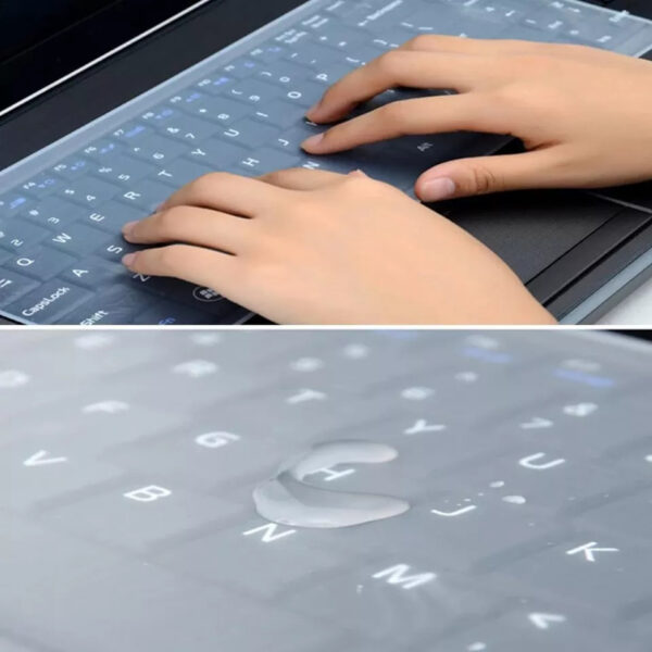 Folie de protectie din silicon, pentru tastatura Laptop, universala