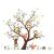 Sticker decorativ pentru camera copiilor, Copac cu animalute, 91×110 cm