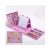 Set pictura si desen pentru copii si elevi, 208 piese din plastic, culoare roz, 41 x 31 x 6 cm