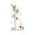 Sticker metru autoadeziv cu animalute, dimensiune 57×108 cm, multicolor