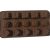 Forma din silicon pentru 15 praline, 21×10.5 cm, culoare maro