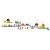 Sticker decorativ 3D cu masinute pentru camera copiilor, 30×90 cm, multicolor