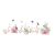 Sticker decorativ cu motive florale si fluturi,  60×90 cm, multicolor