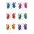 Sticker decorativ cu Zane si fluturasi, 6 coli autocolante, 14.8×21 cm, multicolor