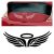 Ornament auto Aripi de inger 3D, 16cm x 5cm, culoare negru