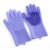 Set manusi de silicon multifunctionale, cu peri, rezistente la temperaturi inalte, violet, 33 x 16 cm