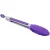 Cleste de bucatarie cu varfuri din silicon, maner din otel inoxidabil, 21 cm, violet