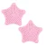 Set 2 site cu ventuza din silicon pentru chiuveta, 15 x 15 cm, culoare roz